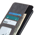 Housse iPhone 13 Pro Simili Cuir Fendu Rétro KHAZNEH Housse iPhone 13 Pro Simili Cuir Fendu Rétro KHAZNEH