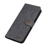 Housse iPhone 13 Pro Simili Cuir Fendu Rétro KHAZNEH Housse iPhone 13 Pro Simili Cuir Fendu Rétro KHAZNEH
