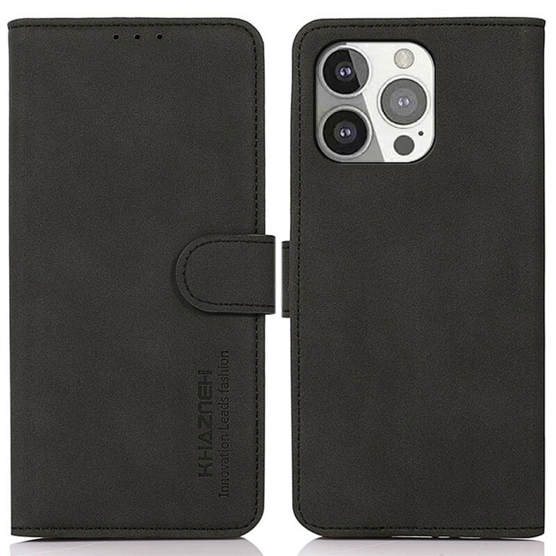 Housse iPhone 13 Pro Effet Cuir Fashion KHAZNEH Housse iPhone 13 Pro Effet Cuir Fashion KHAZNEH