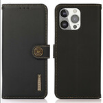 Housse iPhone 13 Pro Cuir Véritable KHAZNEH RFID Housse iPhone 13 Pro Cuir Véritable KHAZNEH RFID