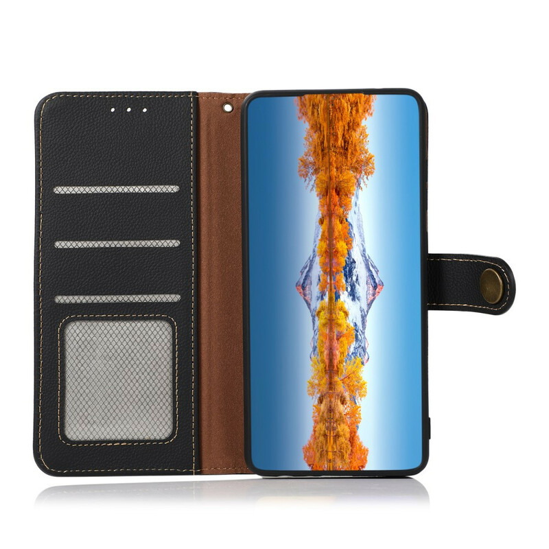 Housse iPhone 13 Pro Cuir Véritable KHAZNEH RFID Housse iPhone 13 Pro Cuir Véritable KHAZNEH RFID