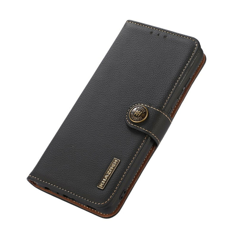 Housse iPhone 13 Pro Cuir Véritable KHAZNEH RFID Housse iPhone 13 Pro Cuir Véritable KHAZNEH RFID