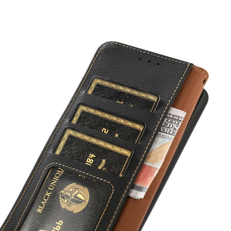 Housse iPhone 13 Pro Cuir Véritable KHAZNEH RFID Housse iPhone 13 Pro Cuir Véritable KHAZNEH RFID