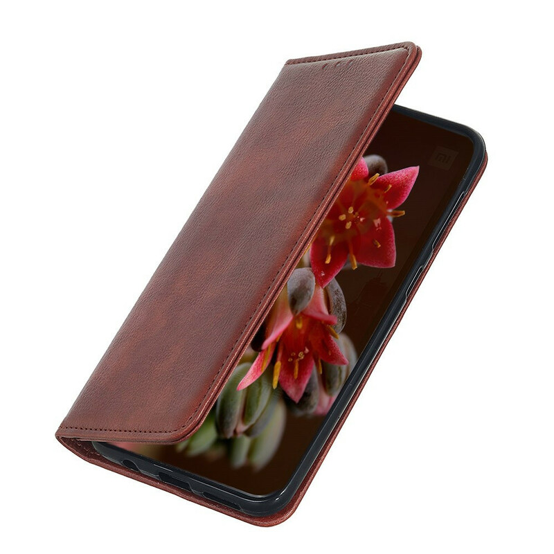 Flip Cover iPhone 13 Pro Cuir Litchi Fendu Flip Cover iPhone 13 Pro Cuir Litchi Fendu