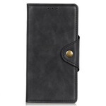 Housse iPhone 13 Pro Simili Cuir Bouton Housse iPhone 13 Pro Simili Cuir Bouton