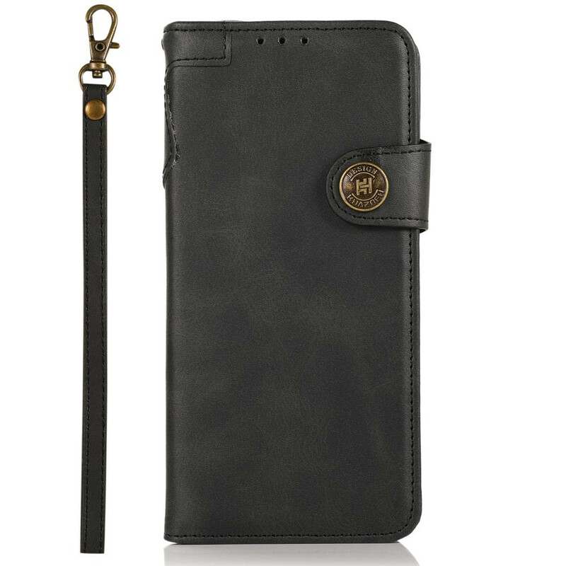 Housse iPhone 13 Pro Bouton Magnétique KHAZNEH Housse iPhone 13 Pro Bouton Magnétique KHAZNEH