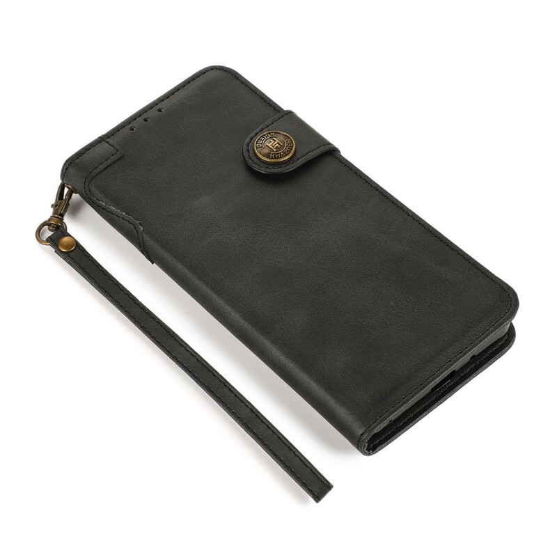 Housse iPhone 13 Pro Bouton Magnétique KHAZNEH Housse iPhone 13 Pro Bouton Magnétique KHAZNEH