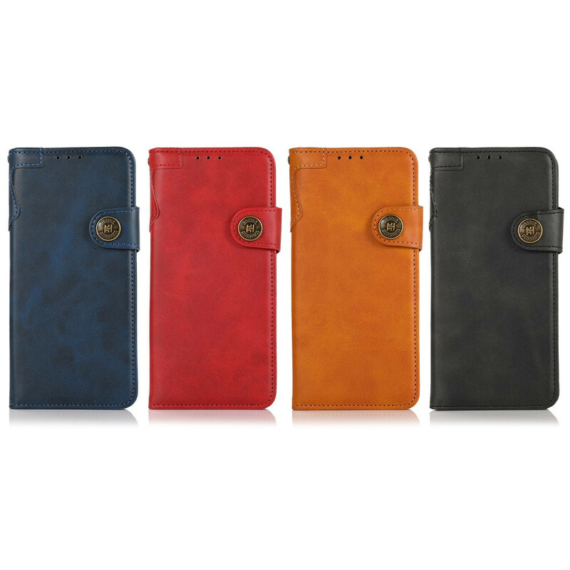 Housse iPhone 13 Pro Bouton Magnétique KHAZNEH Housse iPhone 13 Pro Bouton Magnétique KHAZNEH