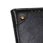 Housse iPhone 13 Pro Style Cuir Nappa Rivets Vintage Housse iPhone 13 Pro Style Cuir Nappa Rivets Vintage