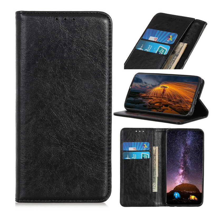 Flip Cover iPhone 13 Pro Cuir Fendu Texturé Flip Cover iPhone 13 Pro Cuir Fendu Texturé