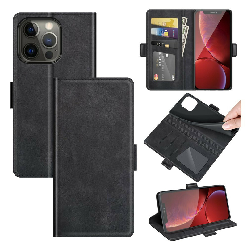 Housse iPhone 13 Pro Double Fermoir Housse iPhone 13 Pro Double Fermoir