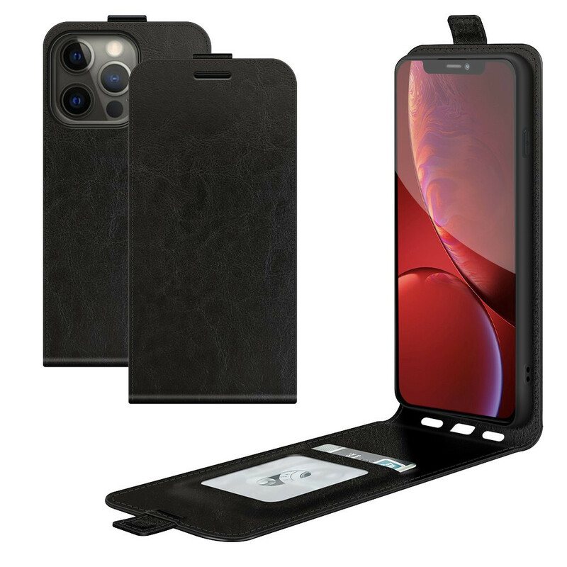 Housse iPhone 13 Pro Effet Cuir Rabat Vertical Housse iPhone 13 Pro Effet Cuir Rabat Vertical