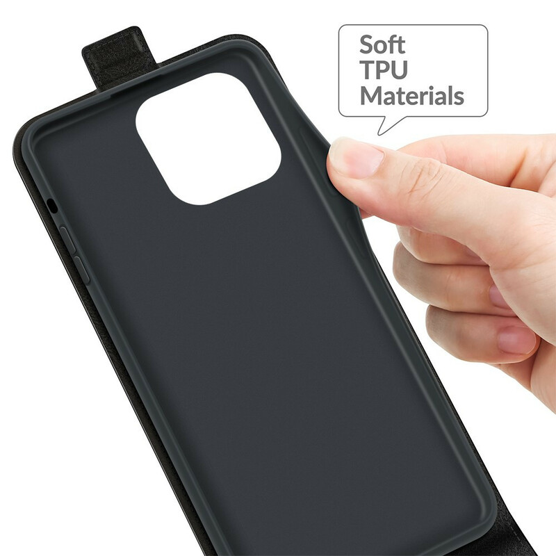 Housse iPhone 13 Pro Effet Cuir Rabat Vertical Housse iPhone 13 Pro Effet Cuir Rabat Vertical