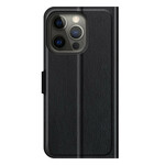 Housse iPhone 13 Pro Effet Cuir Litchi Classique Housse iPhone 13 Pro Effet Cuir Litchi Classique