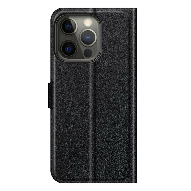 Housse iPhone 13 Pro Effet Cuir Litchi Classique Housse iPhone 13 Pro Effet Cuir Litchi Classique