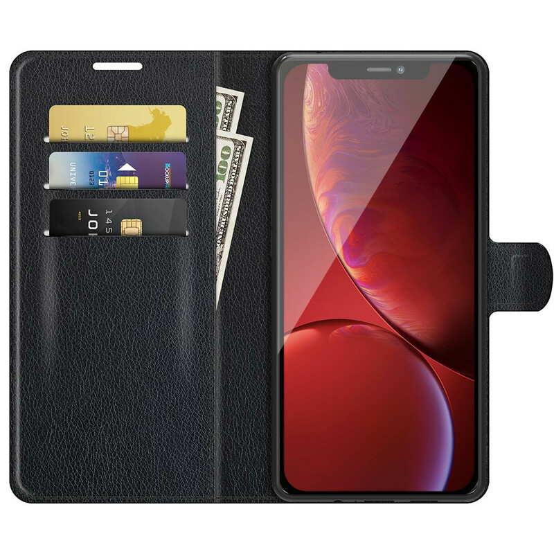 Housse iPhone 13 Pro Effet Cuir Litchi Classique Housse iPhone 13 Pro Effet Cuir Litchi Classique