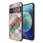 Coque Google Pixel 6 Pro Support Magnétique Patchwork Coque Google Pixel 6 Pro Support Magnétique Patchwork