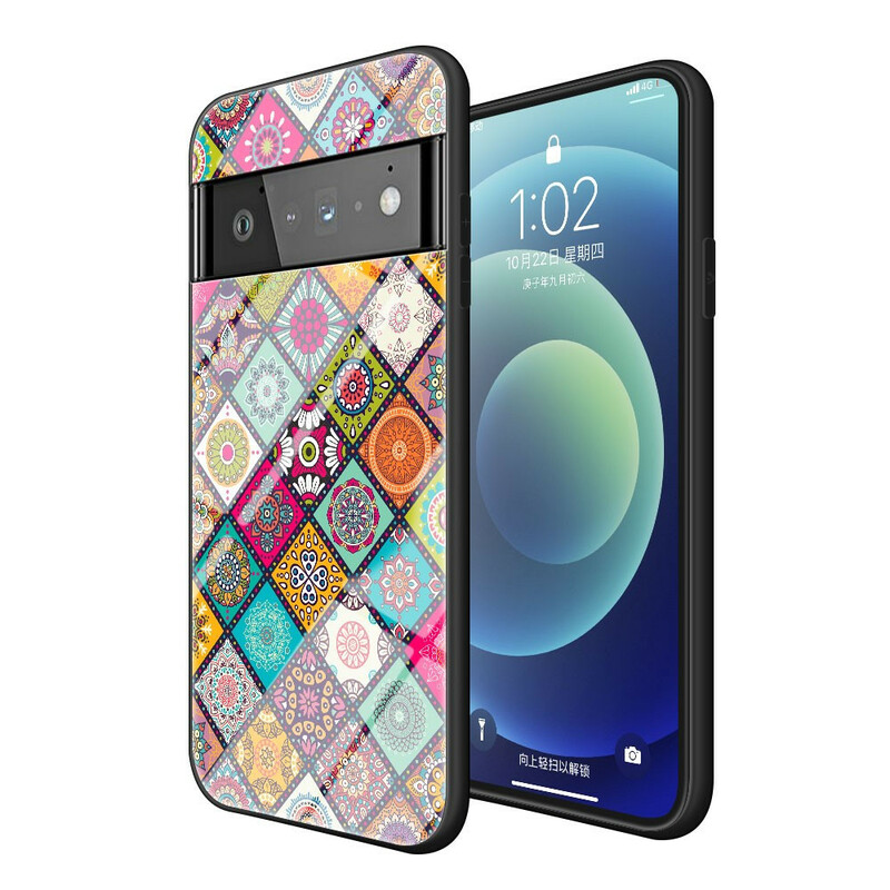 Coque Google Pixel 6 Pro Support Magnétique Patchwork Coque Google Pixel 6 Pro Support Magnétique Patchwork