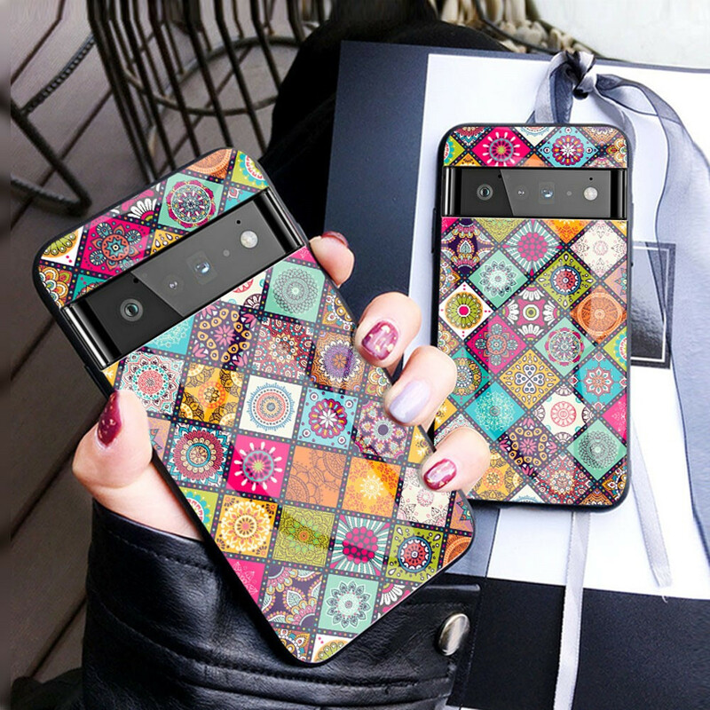 Coque Google Pixel 6 Pro Support Magnétique Patchwork Coque Google Pixel 6 Pro Support Magnétique Patchwork