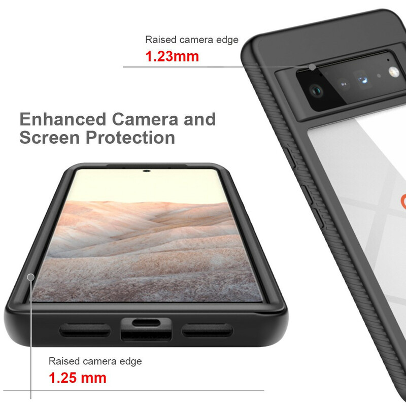 Coque Google Pixel 6 Pro Hybride Rebords Biseautés Coque Google Pixel 6 Pro Hybride Rebords Biseautés