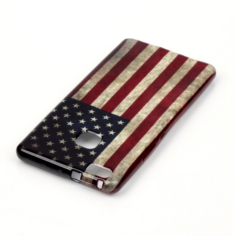 coque huawei p9 lite drapeau france