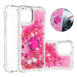 Coque iPhone 13 Pro Paillettes avec Anneau-Support Coque iPhone 13 Pro Paillettes avec Anneau-Support