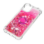 Coque iPhone 13 Pro Paillettes avec Anneau-Support Coque iPhone 13 Pro Paillettes avec Anneau-Support