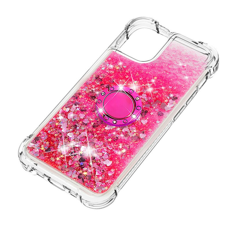 Coque iPhone 13 Pro Paillettes avec Anneau-Support Coque iPhone 13 Pro Paillettes avec Anneau-Support