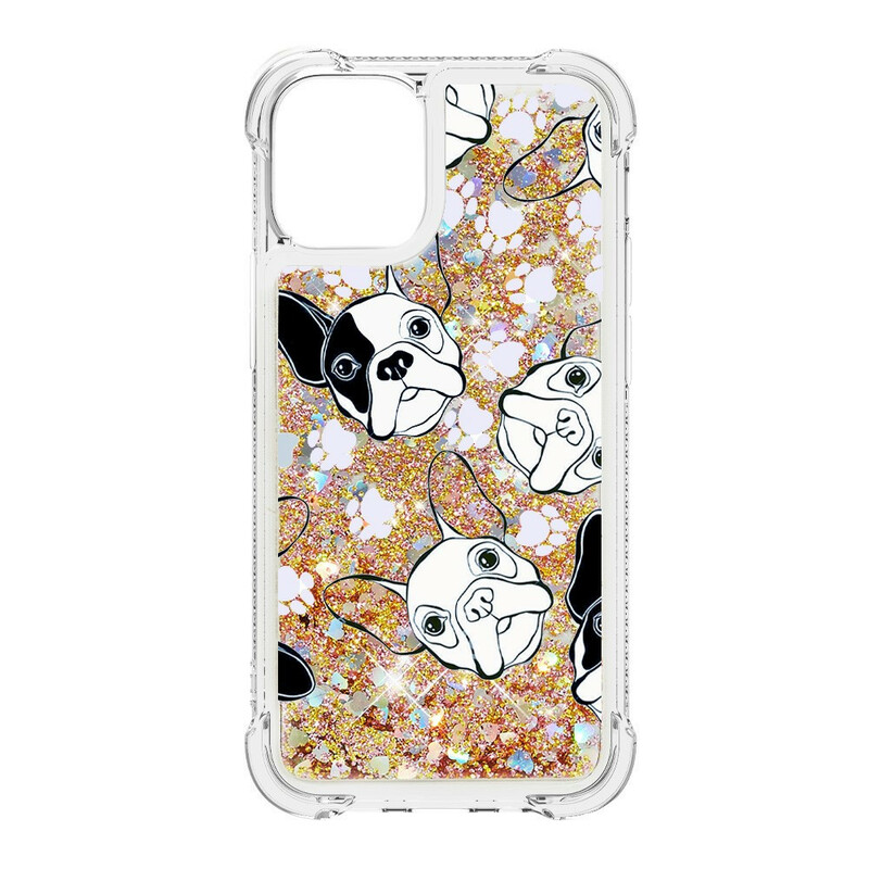 Coque iPhone 13 Pro Mr Chien Paillettes Coque iPhone 13 Pro Mr Chien Paillettes