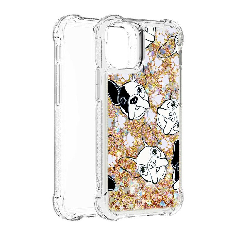 Coque iPhone 13 Pro Mr Chien Paillettes Coque iPhone 13 Pro Mr Chien Paillettes