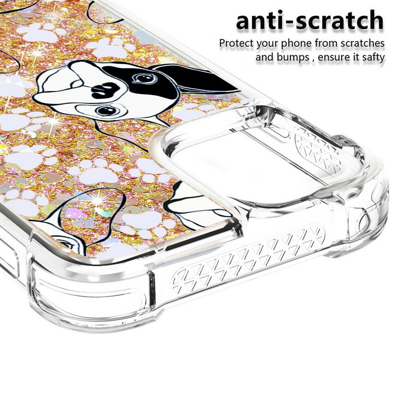 Coque iPhone 13 Pro Mr Chien Paillettes Coque iPhone 13 Pro Mr Chien Paillettes