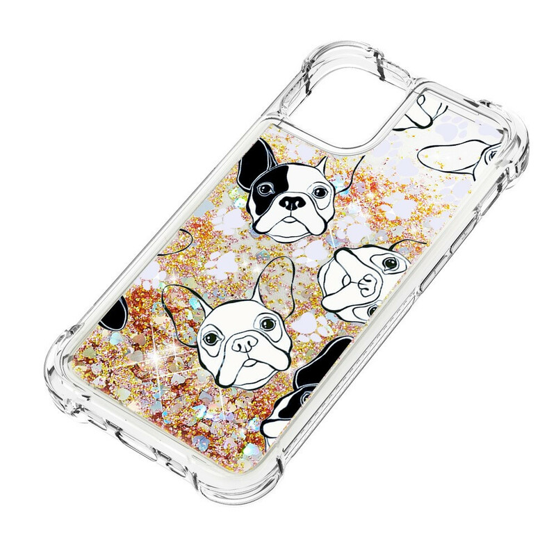 Coque iPhone 13 Pro Mr Chien Paillettes Coque iPhone 13 Pro Mr Chien Paillettes