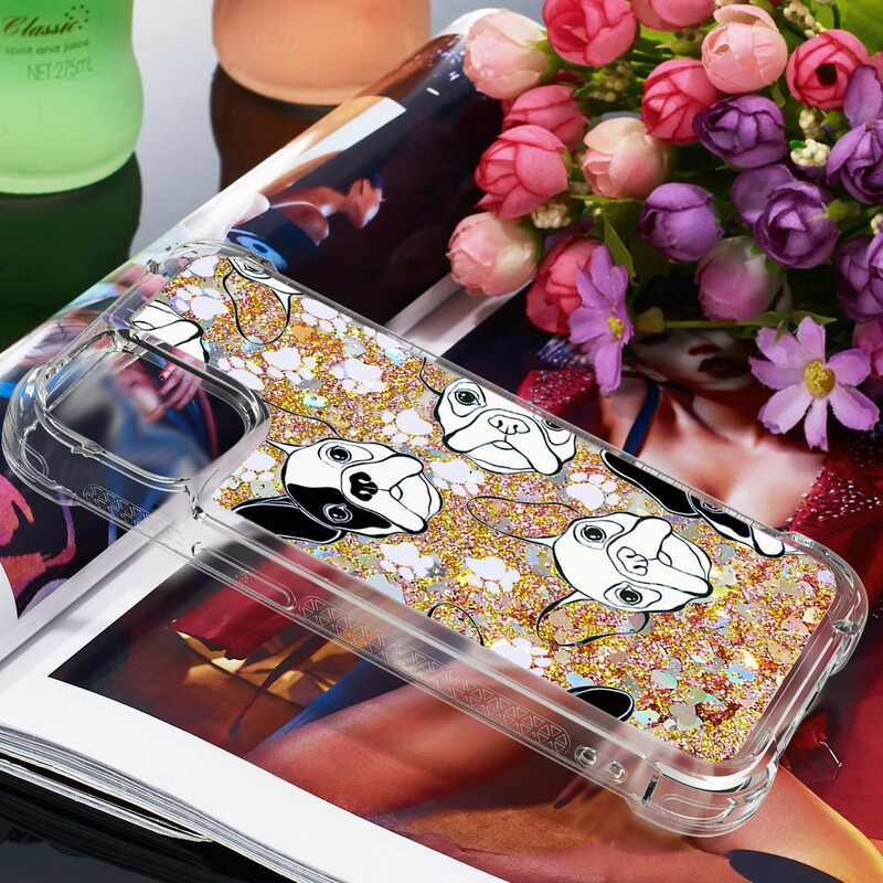 Coque iPhone 13 Pro Mr Chien Paillettes Coque iPhone 13 Pro Mr Chien Paillettes