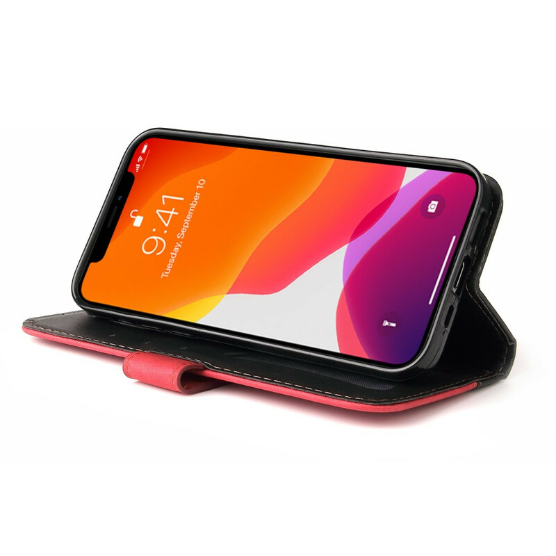 Housse iPhone 13 Pro Simili Cuir Bicolore Housse iPhone 13 Pro Simili Cuir Bicolore