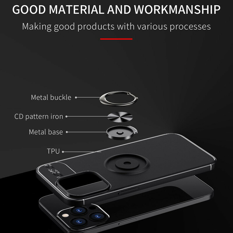 Coque iPhone 13 Pro Anneau Rotatif Coque iPhone 13 Pro Anneau Rotatif