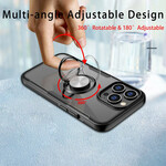 Coque iPhone 13 Pro Fibre Carbone Anneau Métallique Coque iPhone 13 Pro Fibre Carbone Anneau Métallique