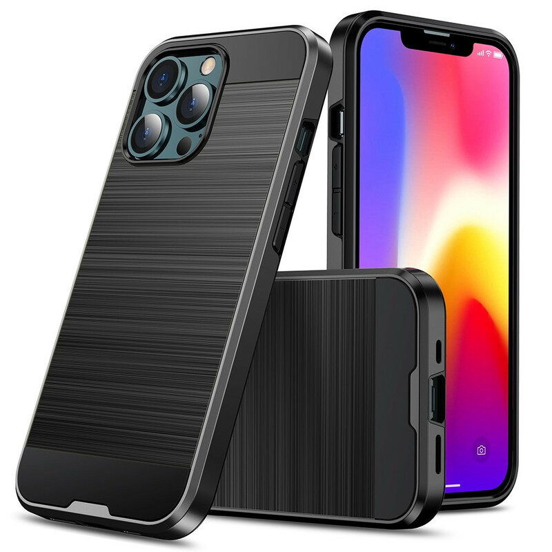 Coque iPhone 13 Pro Fibre Carbone Brossée Coque iPhone 13 Pro Fibre Carbone Brossée