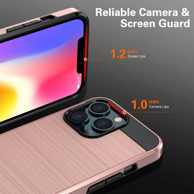 Coque iPhone 13 Pro Fibre Carbone Brossée Coque iPhone 13 Pro Fibre Carbone Brossée