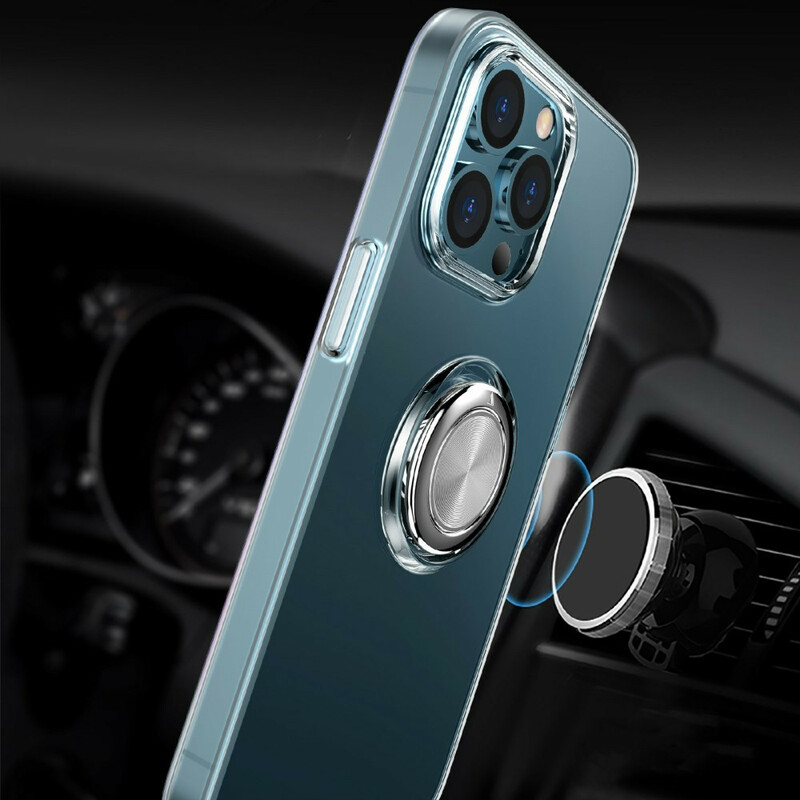 Coque iPhone 13 Pro Transparente avec Anneau-Support Coque iPhone 13 Pro Transparente avec Anneau-Support