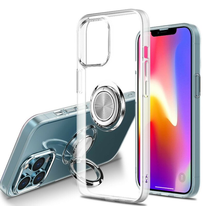 Coque iPhone 13 Pro Transparente avec Anneau-Support Coque iPhone 13 Pro Transparente avec Anneau-Support