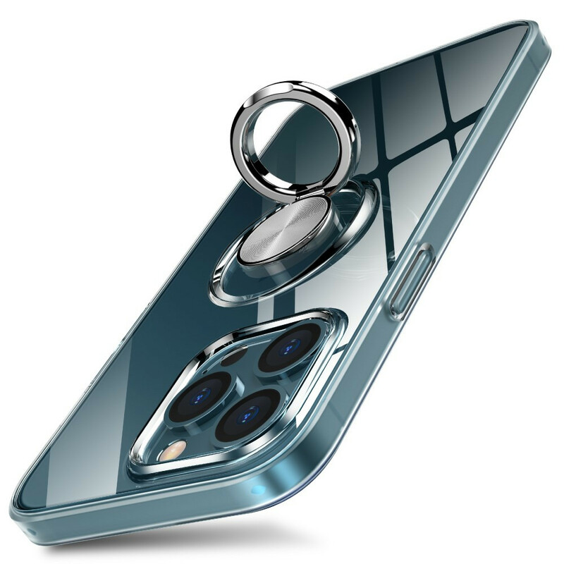 Coque iPhone 13 Pro Transparente avec Anneau-Support Coque iPhone 13 Pro Transparente avec Anneau-Support