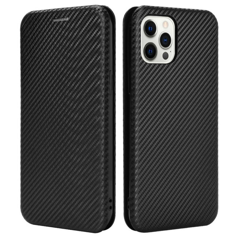 Flip Cover iPhone 13 Pro Fibre Carbone Flip Cover iPhone 13 Pro Fibre Carbone