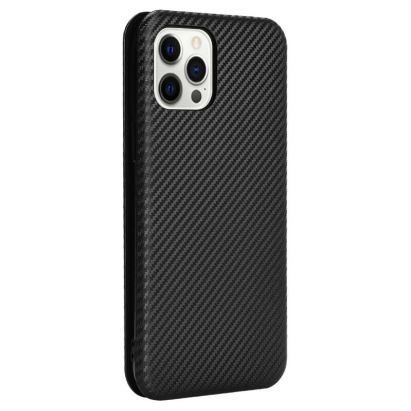 Flip Cover iPhone 13 Pro Fibre Carbone Flip Cover iPhone 13 Pro Fibre Carbone