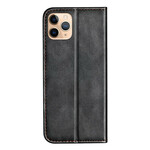 Flip Cover iPhone 13 Pro Bicolore Effet Cuir