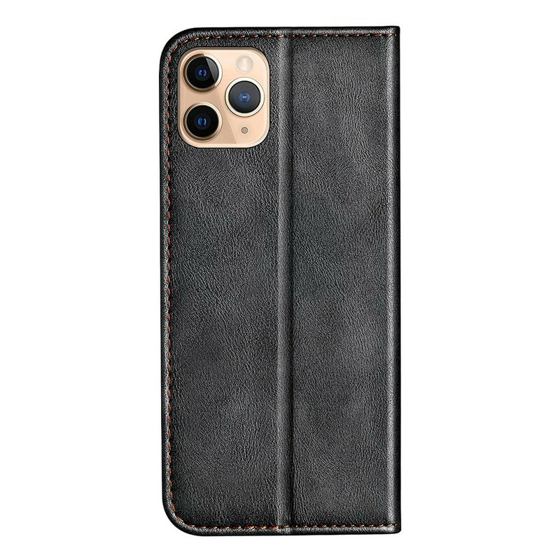 Flip Cover iPhone 13 Pro Bicolore Effet Cuir