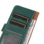 Housse iPhone 13 Pro Effet Cuir Litchi Coutures Housse iPhone 13 Pro Effet Cuir Litchi Coutures