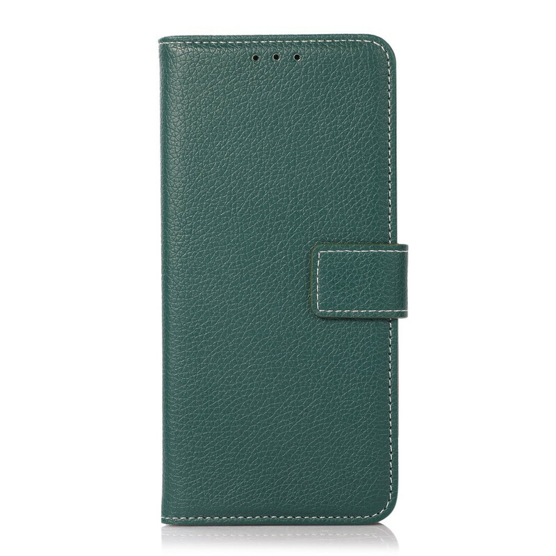 Housse iPhone 13 Pro Effet Cuir Litchi Coutures Housse iPhone 13 Pro Effet Cuir Litchi Coutures