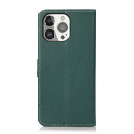 Housse iPhone 13 Pro Effet Cuir Litchi Coutures Housse iPhone 13 Pro Effet Cuir Litchi Coutures