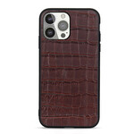 Coque iPhone 13 Pro Véritable Cuir Texture Crocodile Coque iPhone 13 Pro Véritable Cuir Texture Crocodile
