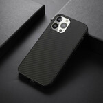 Coque iPhone 13 Pro Effet Cuir Texture Fibre Carbone